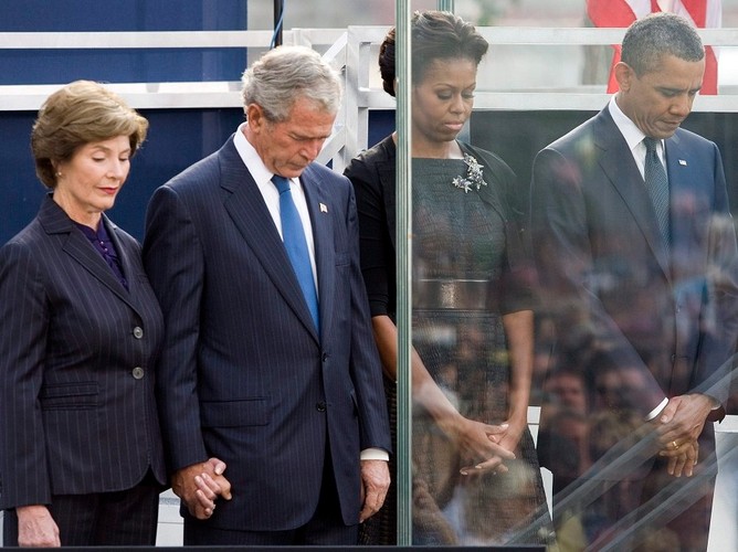 George Bush i Barack Obama wzięli udział w uroczystościach