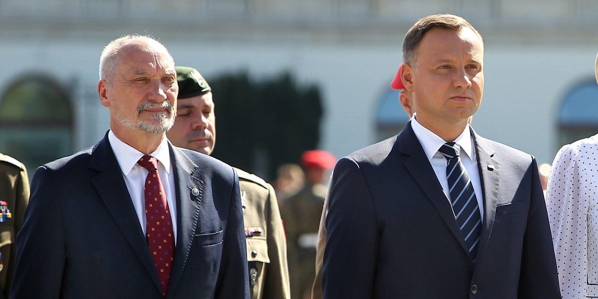 Macierewicz o relacjach z Dudą. Pokrętne tłumaczenie szefa MON