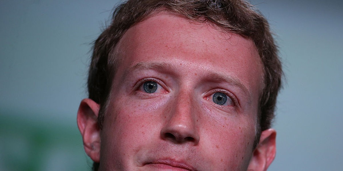 Facebook CEO Mark Zuckerberg.