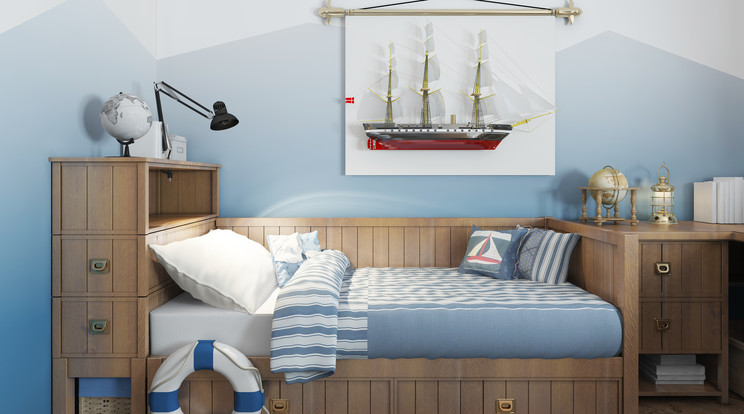 A kis tengerészek imádni fogják ezt a szobát / Fotó: Shutterstock