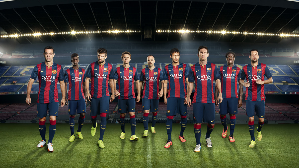 FC Barcelona na swojej stronie internetowej pokazała trykoty, w których piłkarze zagrają w sezonie 2014/2015. Nowe, domowe stroje minimalnie różnią się od tych z poprzedniego sezonu.