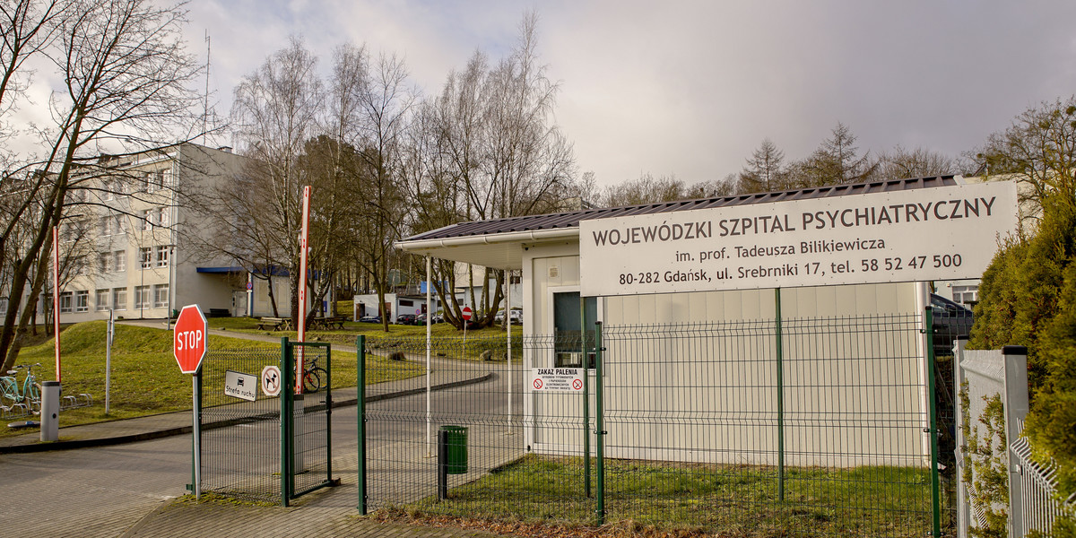 Gdańsk. Dramatyczna sytuacja w szpitalu psychiatrycznym.