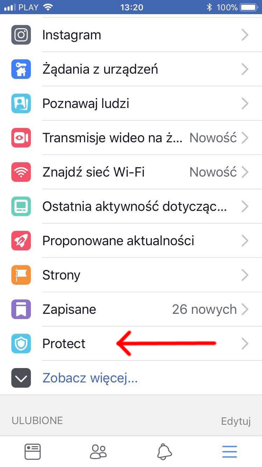 Funkcja Protect w Facebooku przenosi do strony aplikacji Onavo w App Store