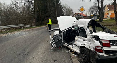 Tragedia w Niebrzydowie. Młody kierowca stracił życie