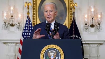 President Joe Biden speaks at the White House.AP Photo/Evan Vucci