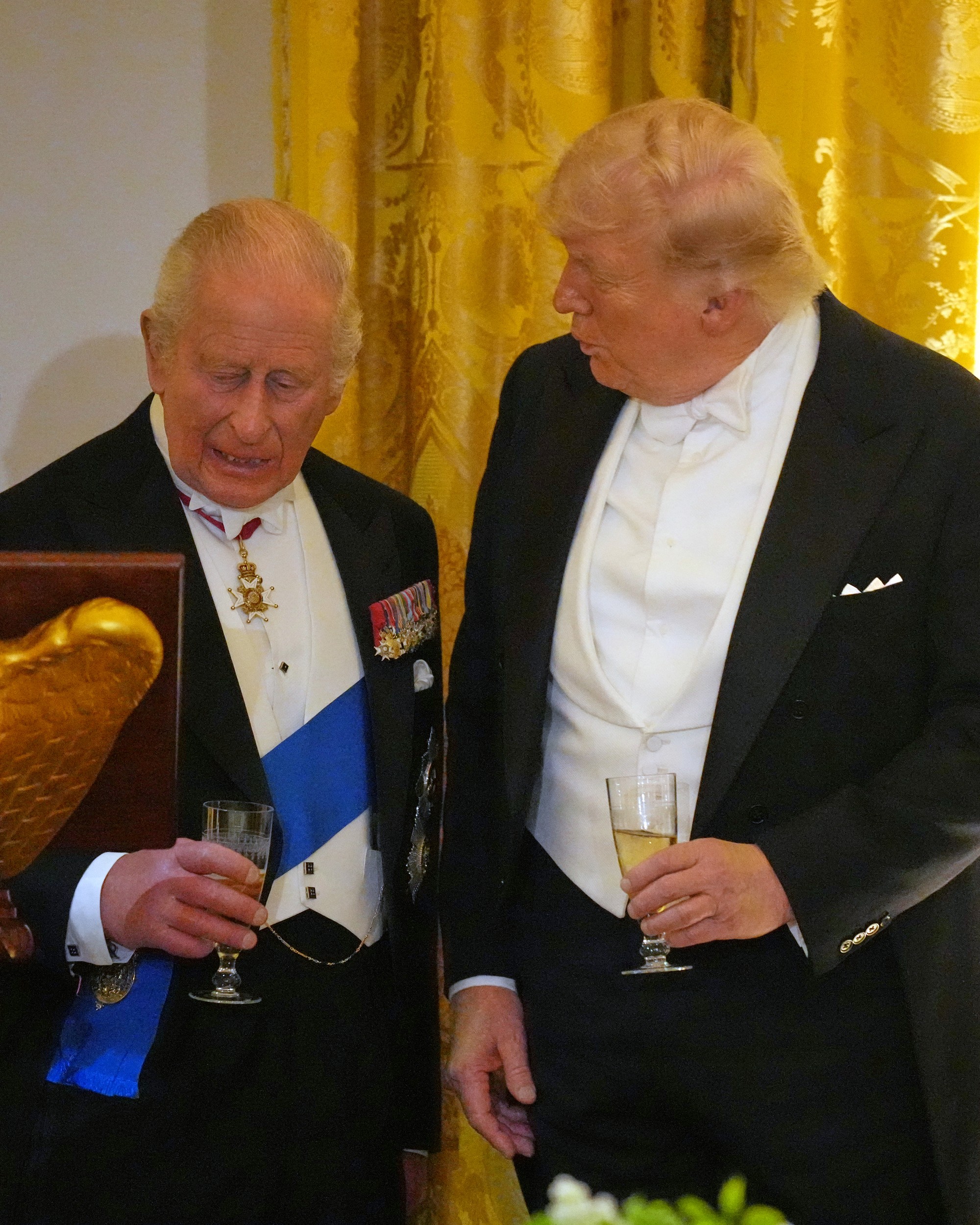 Kráľovská návšteva Donalda Trumpa v Spojených štátoch.