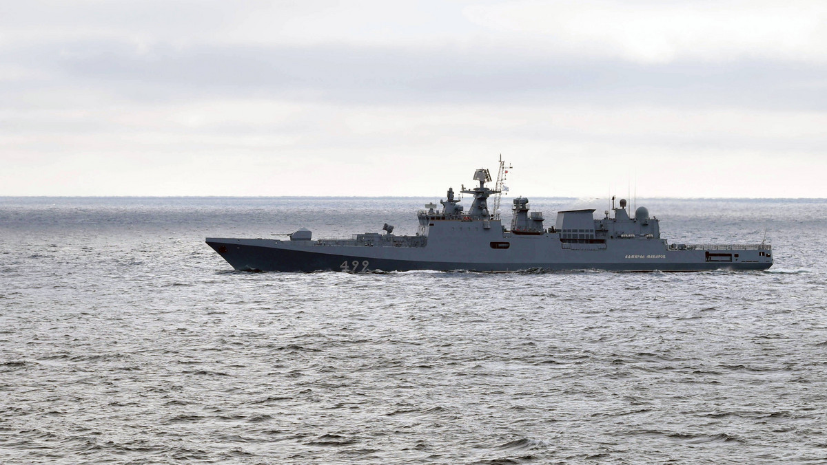Rosyjska fregata Admirał Makarow płonie? Stanowisko Pentagonu
