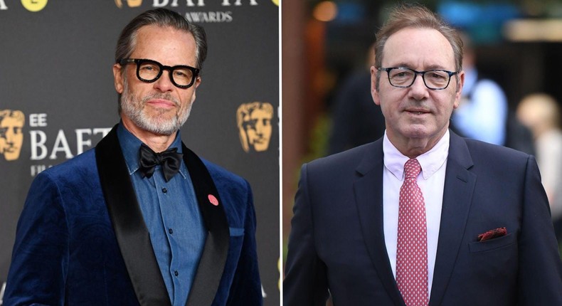 Guy Pearce and Kevin Spacey.Kate Green/Getty Images/Chris J Ratcliffe/Getty Images