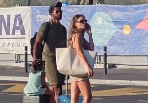 Nina Seničar sa mužem i ćerkom