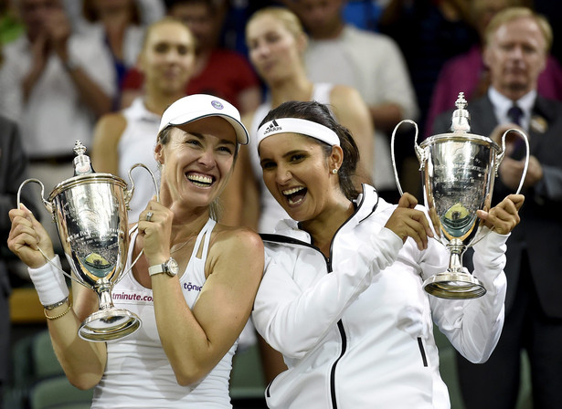 Wimbledon: Hingis i Mirza najlepszymi deblistkami