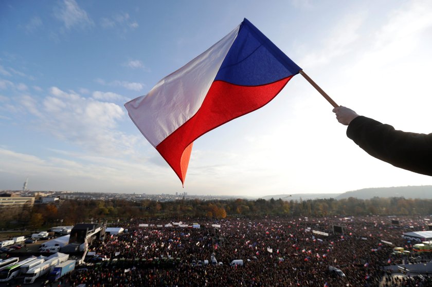 Demonstracja w Pradze. Na ulice wyszło 300 tys. Czechów!