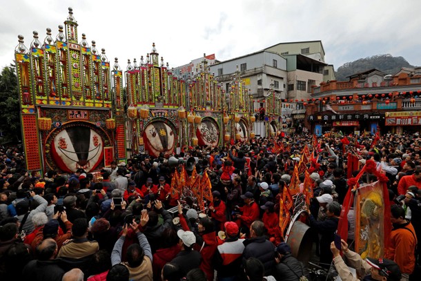 The Wider Image: Taiwan's holy pig festival