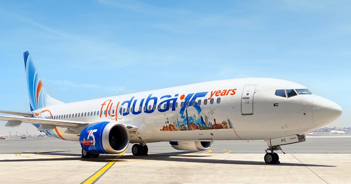 Flydubai feiert 15. Geburtstag mit Spezialbeklebung | aeroTELEGRAPH
