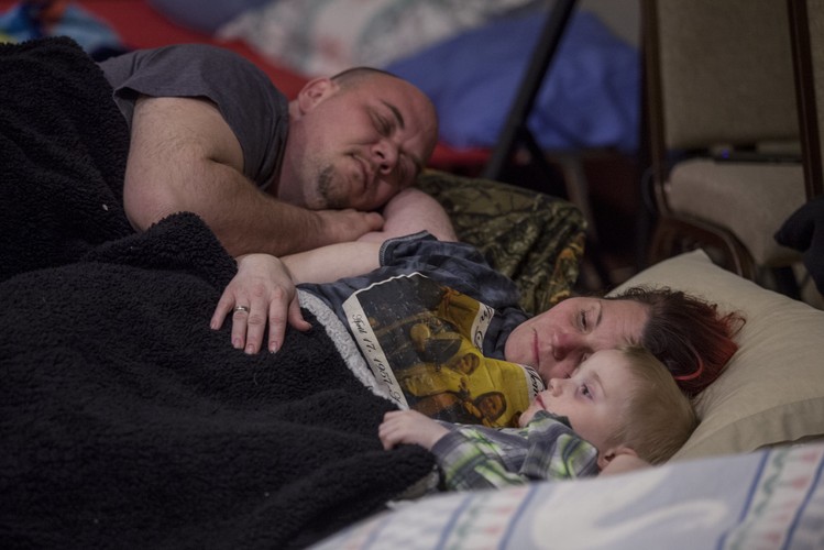 Ewakuowani mieszkańcy