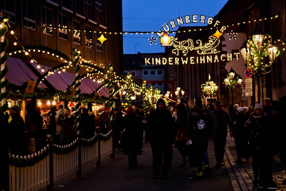 Christkindlesmarkt - jarmark bozonarodzeniowy w Norymberdze