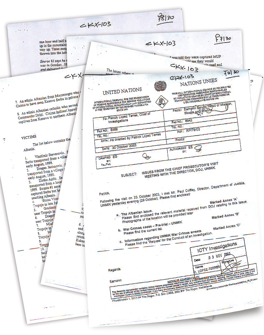 Unmik je oformio predmet o trgovini organima. Potom su upravo ova istraživanja bila osnova od koje je krenuo Dik Marti formirajući slučaj "žuta kuća"