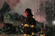 Sao Paulo Brazylia At least one dead in building collapse after a fire in Sao Paulo