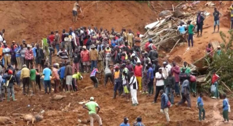 The disaster followed two days of torrential rain in the city of Bafoussam