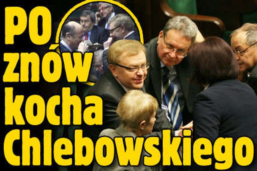 PO znów kocha Chlebowskiego