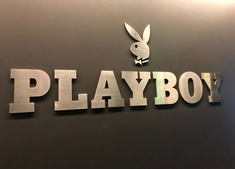 Los,Angeles,,Oct,21st,,2019:,Playboy,Bunny,And,Logo,Close
