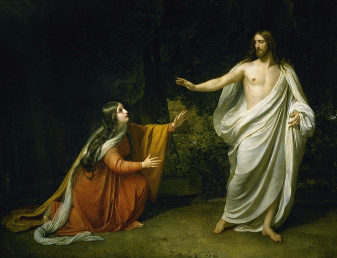 Marija Magdalena, Isus Hrist