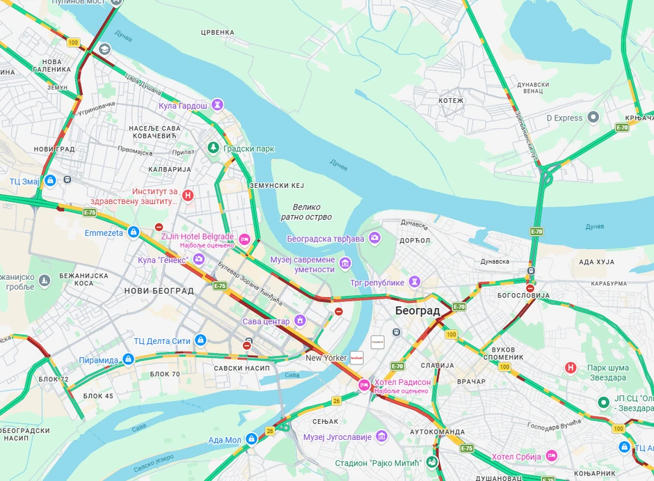 Gužve u Beogradu, 9. aprila