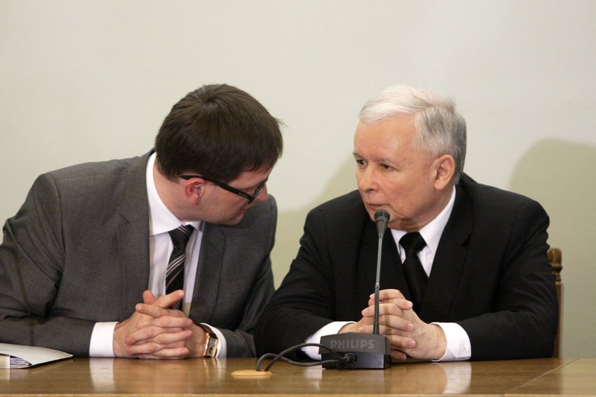 Daniel Obajtek i Jarosław Kaczyński