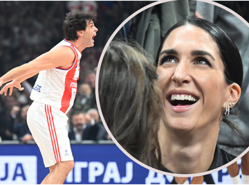 Jelisaveta Orašanin je došla široko nasmejana na utakmicu Miloša Teodosića nakon što se pročulo za razvod pre godinu i po dana