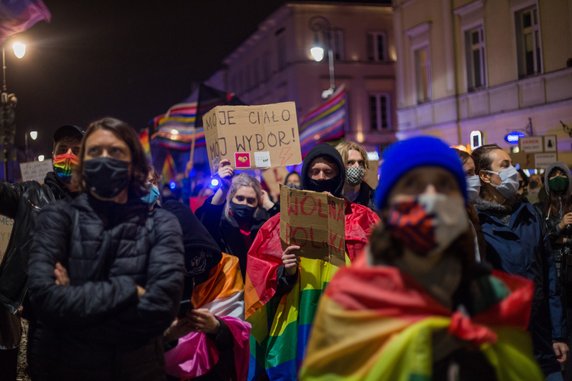 Protesty w Warszawie 29 października