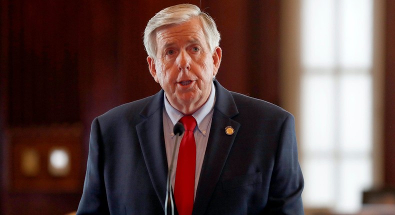 Missouri Gov. Mike Parson
