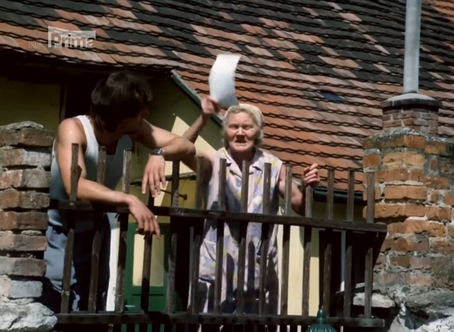 Marie Pilátová ako Konopníková v trilógii Slunce, seno...