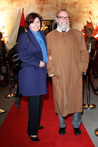 Małgorzata Kidawa-Błońska i Jan Kidawa-Błoński na premierze 'Bitwy pod Wiedniem'