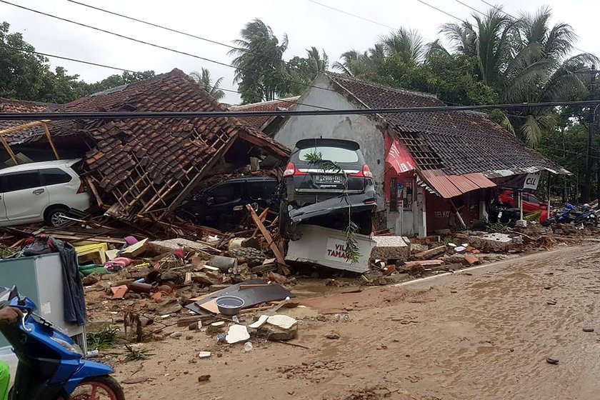 tsunami, Sunda, Indonezja