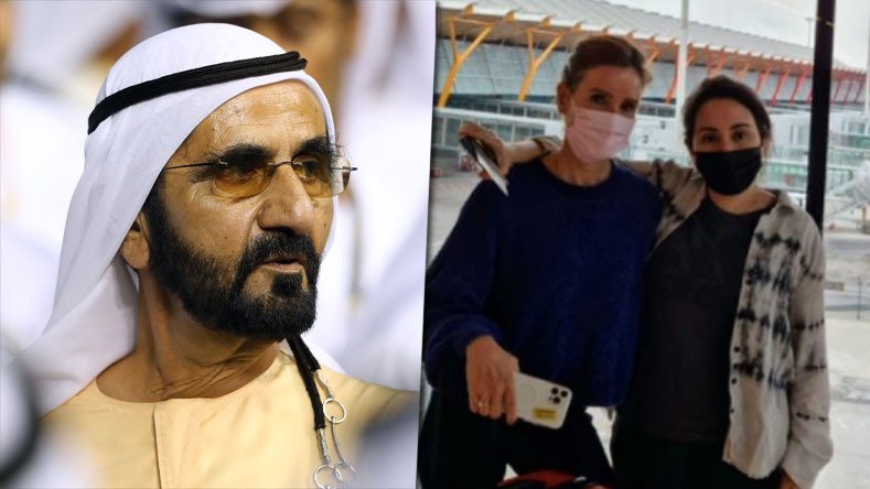 Szejk Mohammed Bin Rashid Al Maktoum i jego córka Latifa