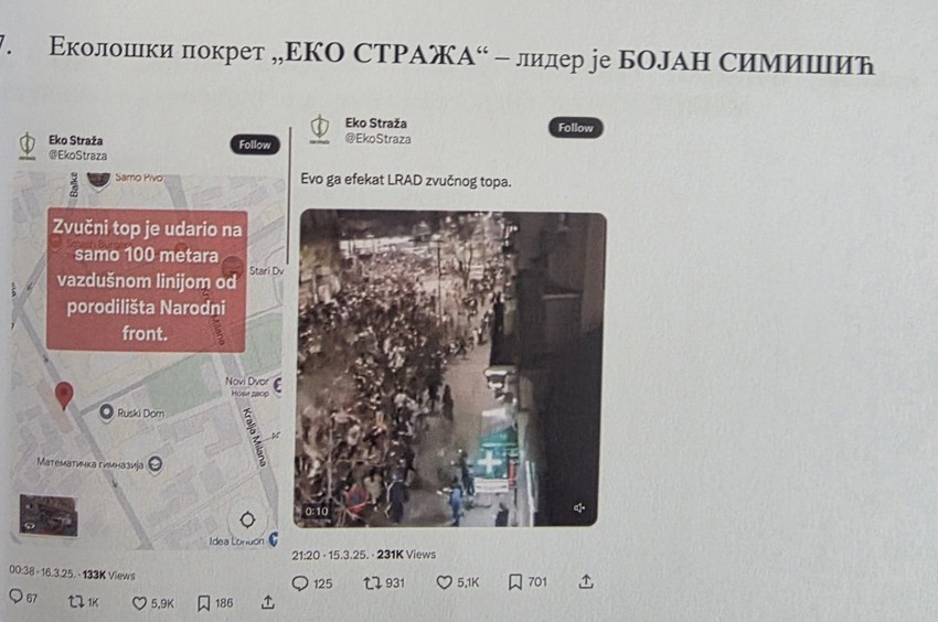 Objava Bojana Simišića