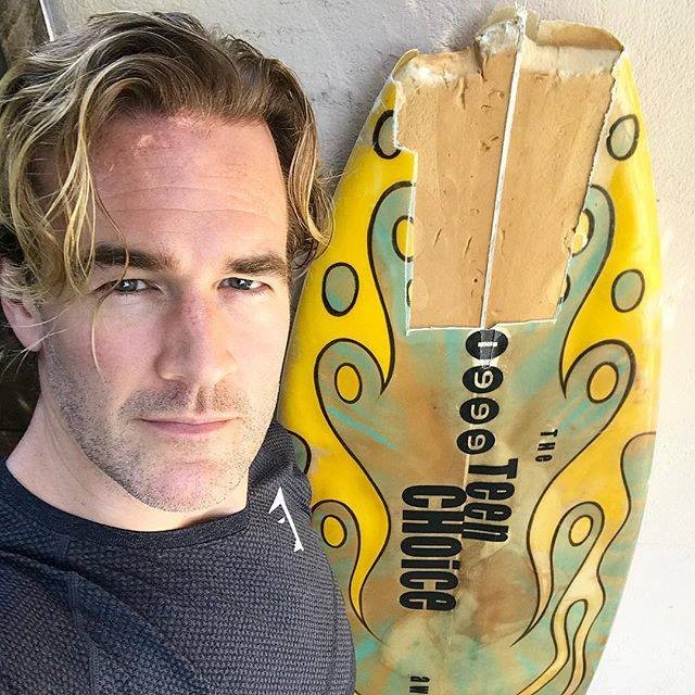 Americký herec James Van Der Beek.