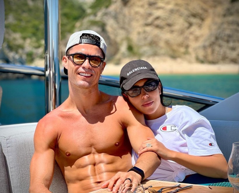 Cristiano Ronaldo a Georgina Rodríguez.