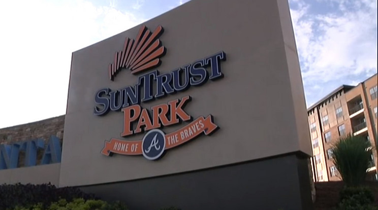 Az atlantai SunTrust Park /Fotó: FOX 5 Atlanta