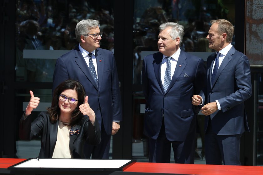 Aleksandra Dulkiewicz, Bronislaw Komorowski, Aleksander Kwasniewski