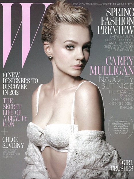 Carey Mulligan na okładce W Magazine