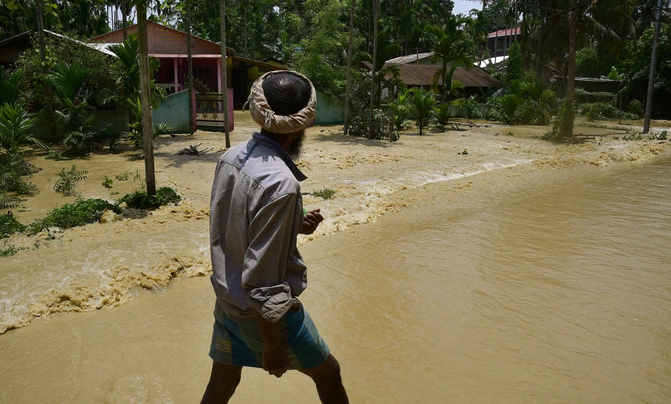 Poplave u Asamu, Indija