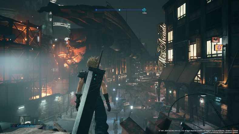 Final Fantasy VII Remake - screenshot z wersji na PlayStation 4