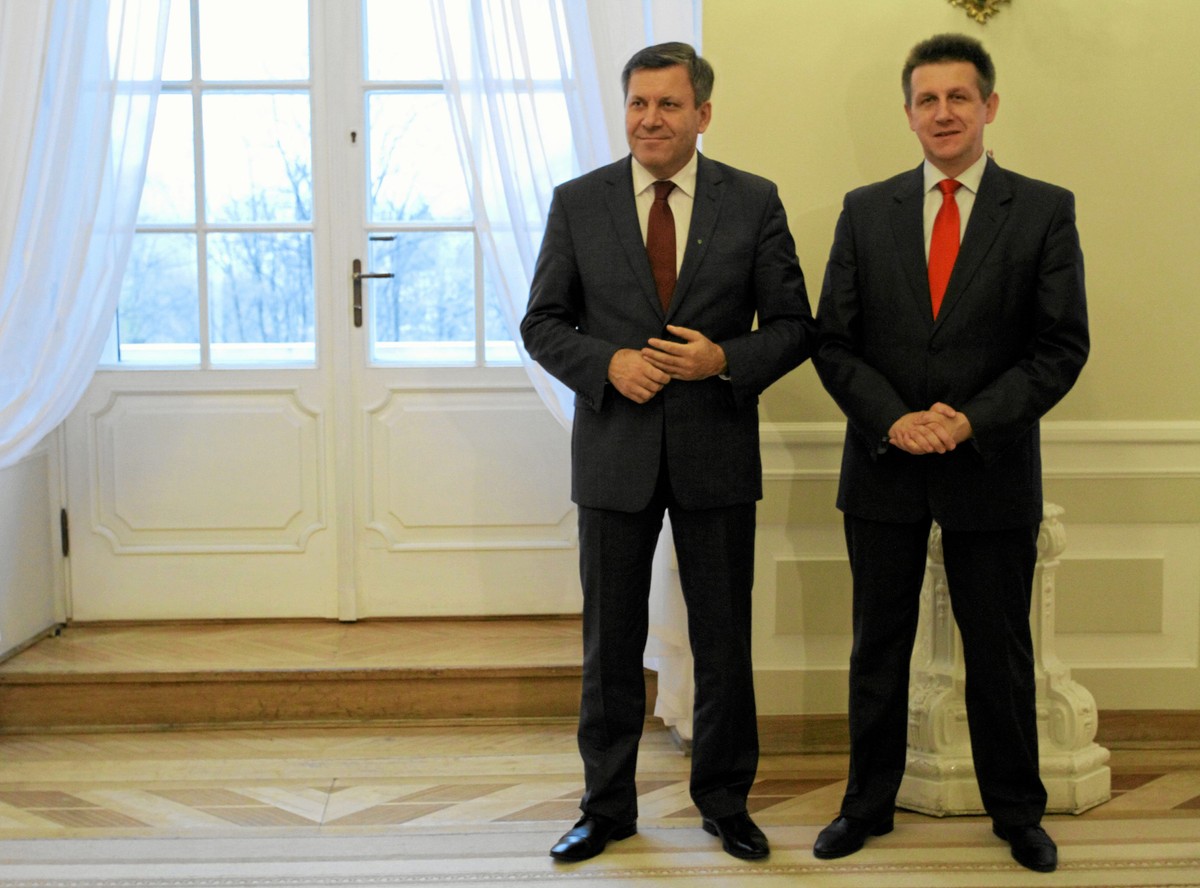 Janusz Piechociński i Jan Bury