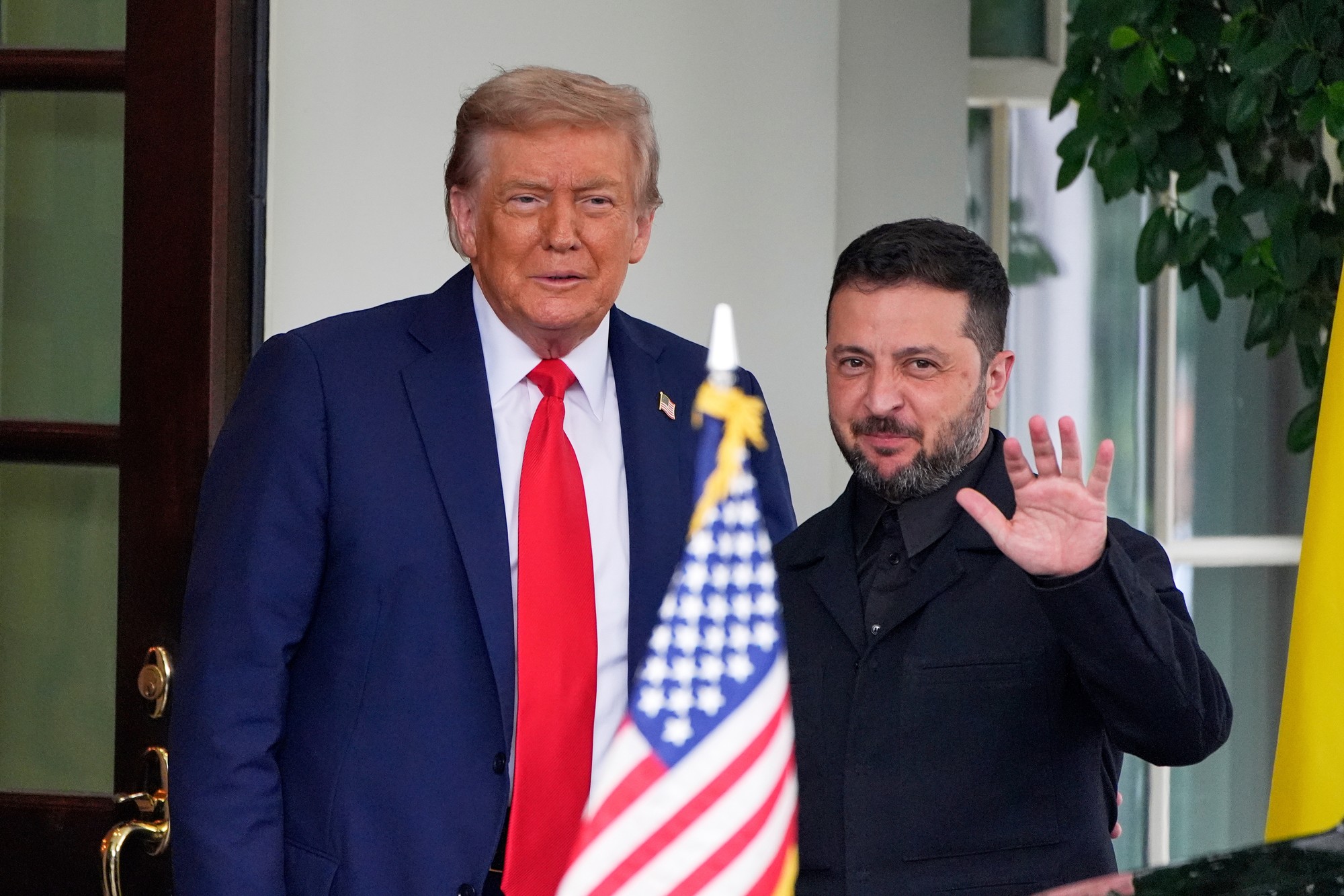 Zelenskyj dorazil do Bieleho domu.