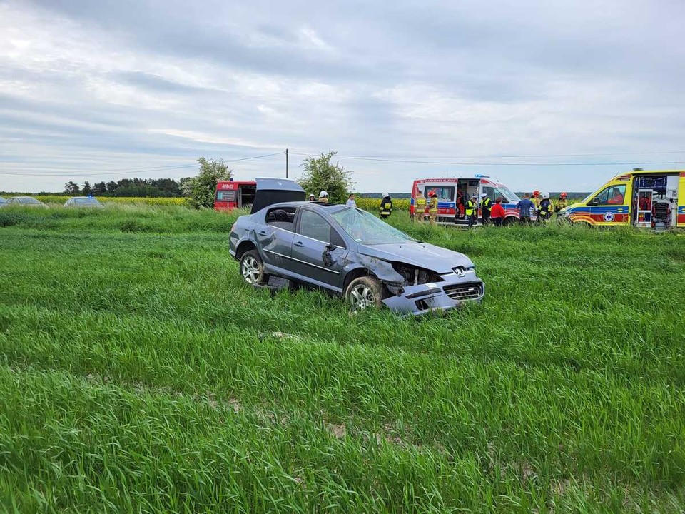 Zdjęcie z miejsca wypadku