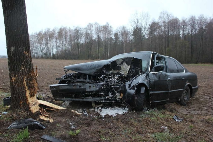 BMW stanęło w płomieniach!