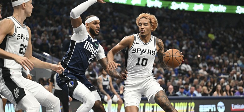 Jeremy Sochan najlepszym strzelcem San Antonio Spurs w pierwszym meczu sezonu