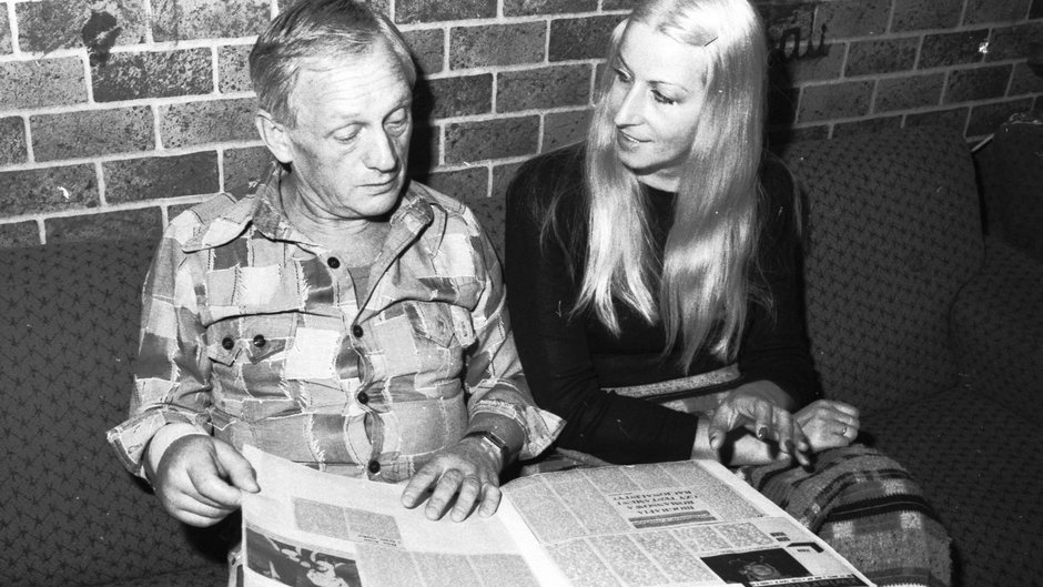 Witold Pyrkosz z żoną Krystyną [1980]