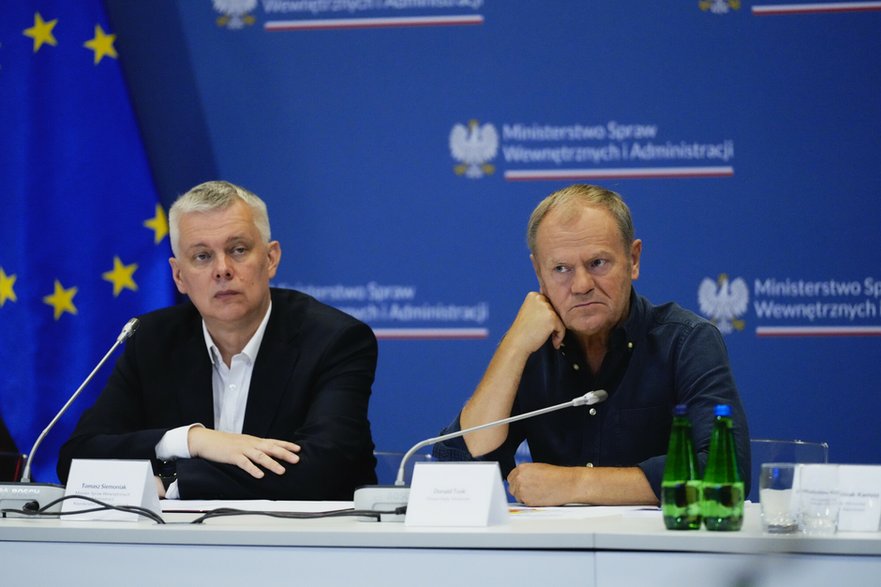 Donald Tusk i Tomasz Siemoniak