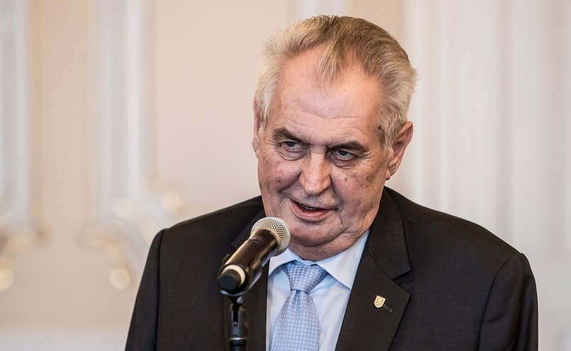 Milos Zeman, prezydent Czech